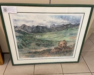 Donna Gales King signed print 36/400 $200 or best offer