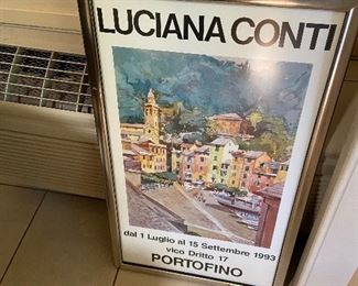 Luciana Conti poster art $60 or best offer