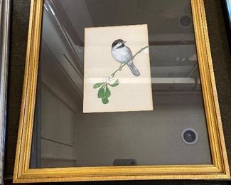 Small bird on a branch by Peggy Sargent $60