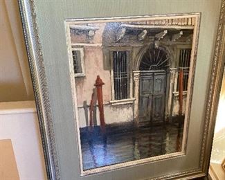 Venice scene by Sandro Scarpa $250 or best offer