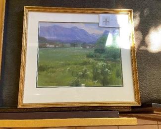 Ned Mueller pastoral scene $700 or best offer