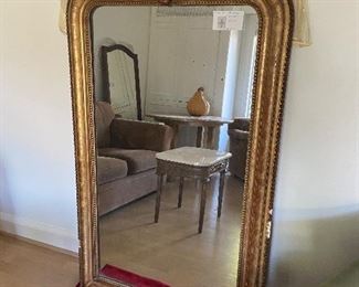 35"w x 60.5"h antique mirror $230 as found