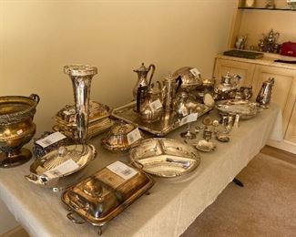 silverplate and sterling - sterling will be priced not 75% off but it is reduced