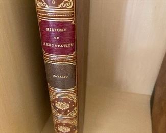 The History and Practice of Aerostation by Tiberius Cavallo $600