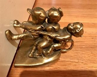 Brass door stop