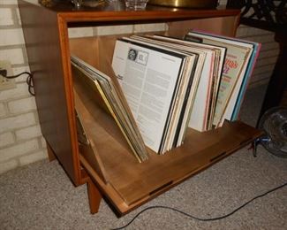 Record Cabinet open