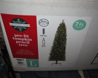 $60.00, Prelit Christmas tree