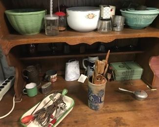 Vintage kitchen utensils 