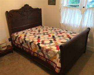 Oak full size bed
