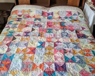 Quilt on full size bed