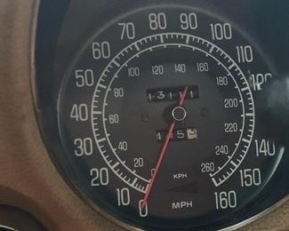 Odometer of Corvette