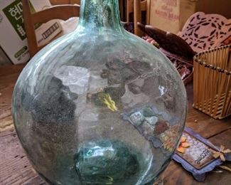 Beautiful glass bottle