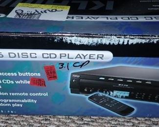 5 DISC CD PLAYER