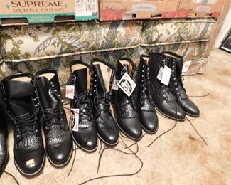 Justin boots 10 & 10.5 D, new