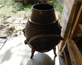 cast iron grill, its heavy
