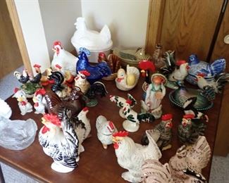CHICKEN COLLECTION AND A LOT OF THEM