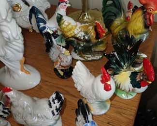 CHICKEN COLLECTION AND A LOT OF THEM