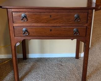 2 Drawer Cherry Side Table