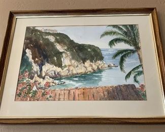 Art Watercolor Paul Montgomery 1952