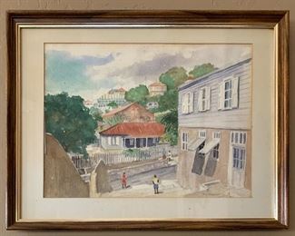Art Watercolor Paul Montgomery 1952