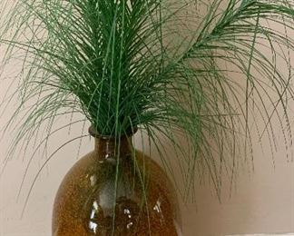 Floral in Large Glass Vase