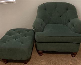 Huntington House Chair and Ottoman
