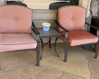 Patio Chairs & Side Table