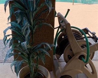 Silk Plant, Hose and Holder