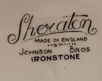 Sheraton Johnson Bros Ironstone