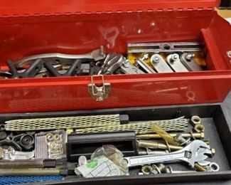 Metal Toolbox With Hardware