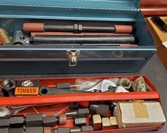 Metal Toolbox With Hardware