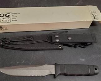 SOG 6in Fixed Blade Knife