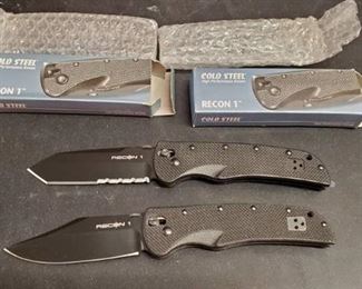 (2) Recon 1 Cold Steel Knives