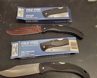 (2) Cold Steel Folding Knives