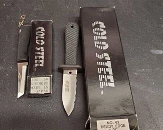 (2) Cold Steel Keychain Knives