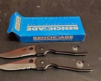 (2) Benchmade 812S Folding Knives