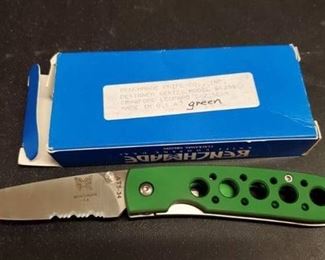 Benchmade 625S Green Knife