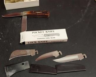 Changeable Knife Blades, Western 716 Knife