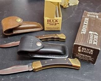 (2) Buck Pocket Knives