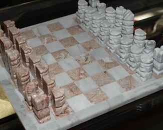 Marble chess set