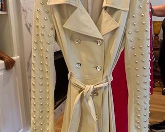 Bebe leather studded jacket