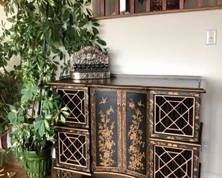 Vintage home decor with Asian accents 
