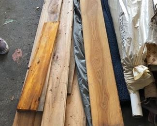 3/4" Hickory floor boards 