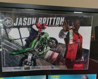 Jason Britton signed poster