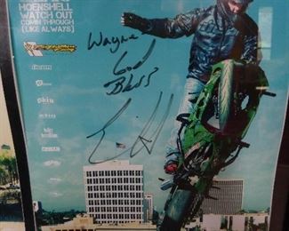 Eric Hoenshell signed poster
