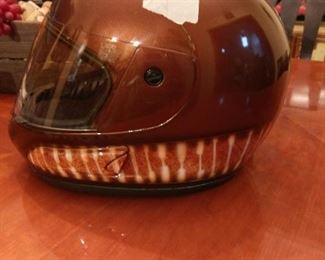 Left side of helmet