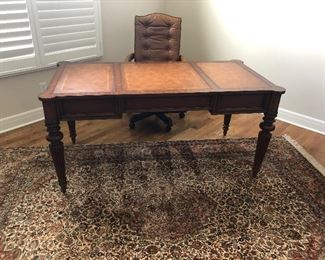 Ethan Allen desk (rug not for sale)