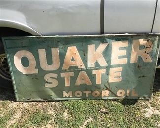 1950’s tin sign roughly 4x6