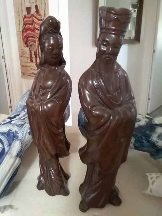 1890-1920s Chinese Statues
