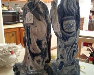 Ching Dynasty Chinese Statues
